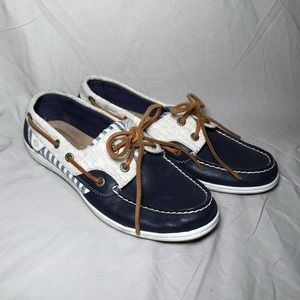 Leather Sperry Topsiders